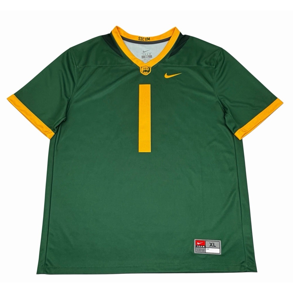 Nike Dri-Fit Baylor University BU Bears #1 Untouchable Football Jersey Mens XL